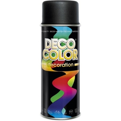 Краска Deco Color Decoration черный мат RAL9005 0.4л