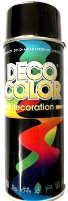 Краска Deco Color Decoration черный блеск RAL9005 0.5л