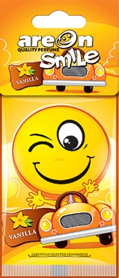 Ароматизатор салона бумажный Areon Smile (ваниль)