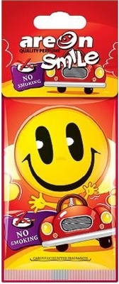 Ароматизатор салона бумажный Areon Smile No Smoking