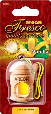Ароматизатор салона Areon Fresco жидкий дер. бутылочка (ваниль)