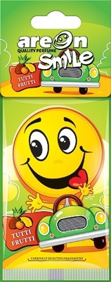 Ароматизатор салона бумажный Areon Smile Tutti Frutti