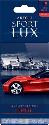 Ароматизатор салона бумажный Areon Sport Lux Nickel
