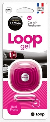 Ароматизатор салона гелевый Aroma Car Loop (красные фрукты)