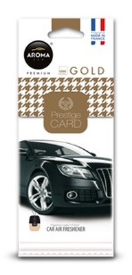 Ароматизатор салона бумажный Aroma Car Prestige Gold