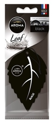 Ароматизатор салона бумажный Aroma Car Leaf Black