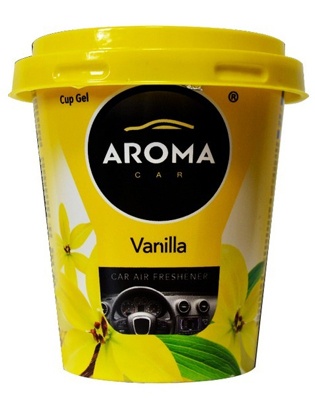 Ароматизатор салона гелевый Aroma Car Cup (ваниль) 130гр