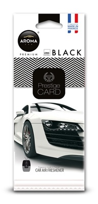 Ароматизатор салона бумажный Aroma Car Prestige Black