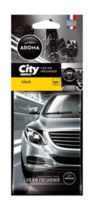 Ароматизатор салона бумажный Aroma City Card Black