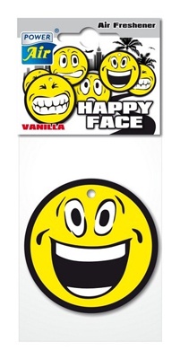 Ароматизатор салона бумажный JEES Happy Face Радость (ваниль)