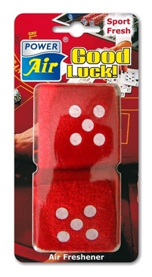 Ароматизатор салона JEES Good Luck (игрушка кости)