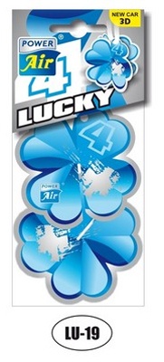 Ароматизатор салона бумажный JEES Lucky (новое авто)