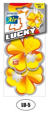Ароматизатор салона бумажный JEES Lucky (ваниль)