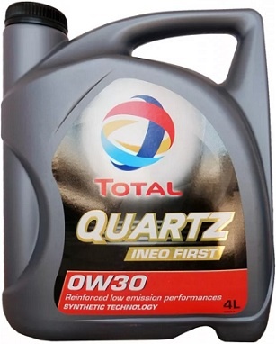 Масло моторное Total Quartz Ineo First 0W-30 синтетическое 4 л 183175