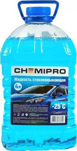 Жидкость стеклоомывающая Chemipro -25С зимняя / CH041 (4л)